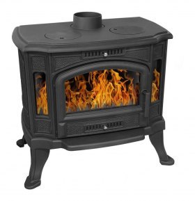 Печь чугунная Везувий KZ-14S (антрацит)