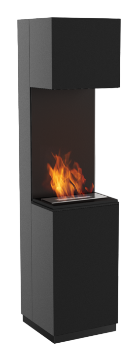 Биокамин Kratki Sierra черный, TUV