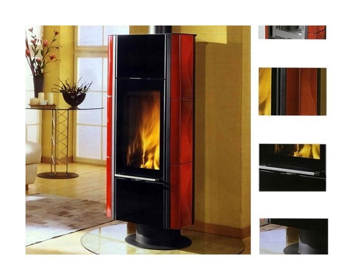 Печь-камин La Nordica Carillon Bordeaux