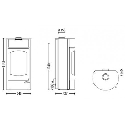 Печь-камин Austroflamm Koko 2.0 (песчаник)