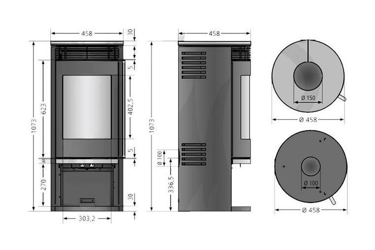 Печь камин Oranier Рота 2.0 / Rota 2.0