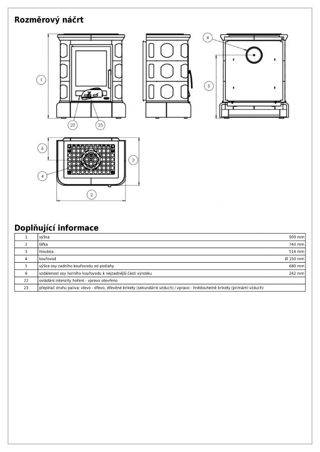 Кафельная печь-камин ABX Marina LP (Кафельный цоколь, каф. верх. плита, вставка Чугунная)