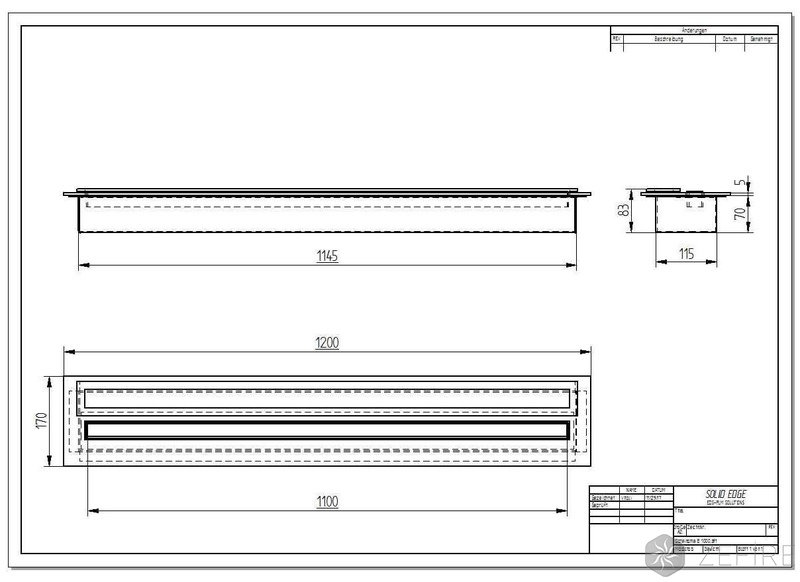 Прямоугольный контейнер ZeFire 1200 PREMIUM