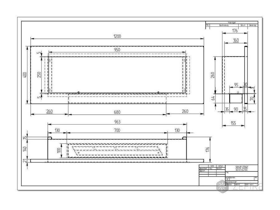 Биокамин ZeFire Elliot 1200 белый со стемалитом