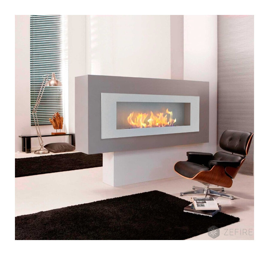 Биокамин ZeFire Elliot 1200 белый со стемалитом