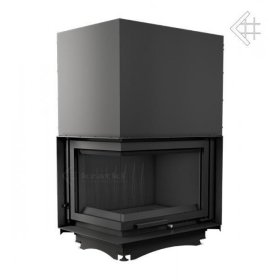Каминная топка Kratki Zuzia L/BS/G (угловое стекло слева, гильотина)