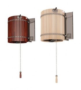 Обливное устройство Ливень с деревянным обрамлением