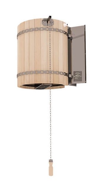 Обливное устройство Ливень с деревянным обрамлением