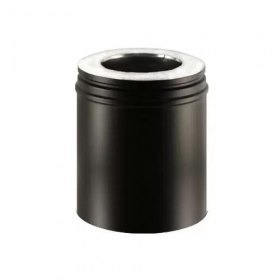 Элемент трубы 250 мм Schiedel Permeter Эстет 50 черный, D 130/230 мм