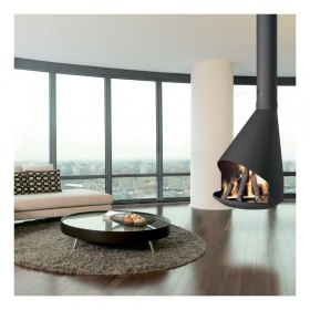 Камин HERA CENTRAL, чёрный (Traforart)