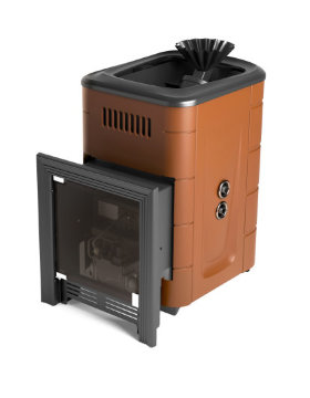 Газо-дровяная печь TMF Таймыр мини 2017 Carbon БСЭ ЗК ТО