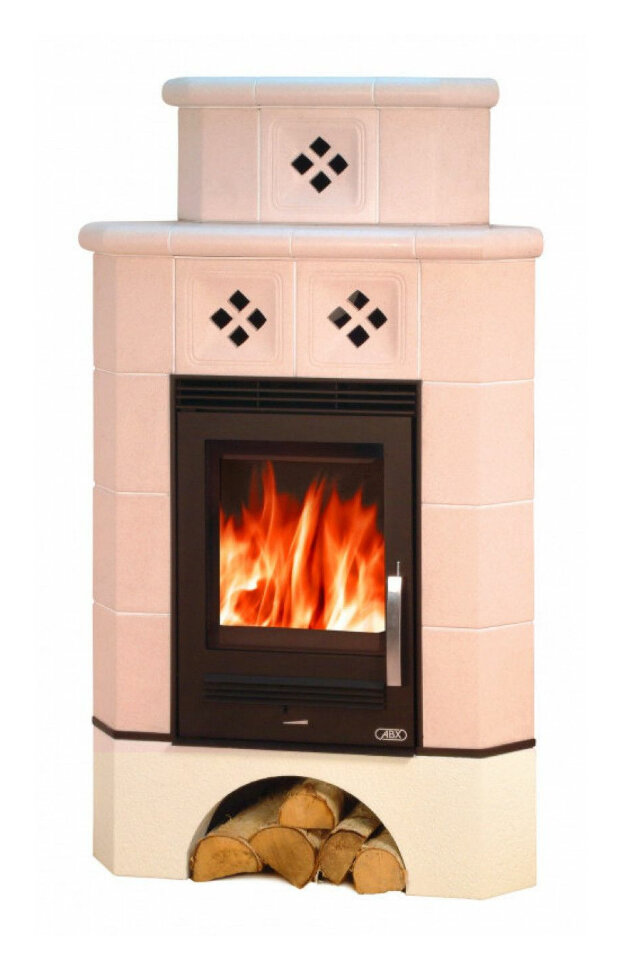 Кафельная печь-камин ABX Regina (Угловая)
