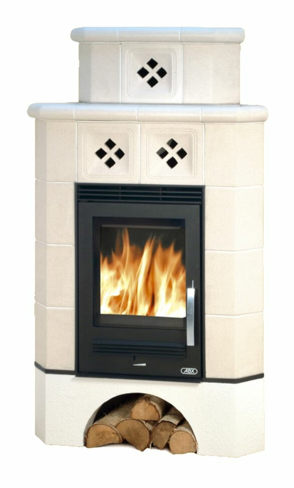 Кафельная печь-камин ABX Regina (Угловая)
